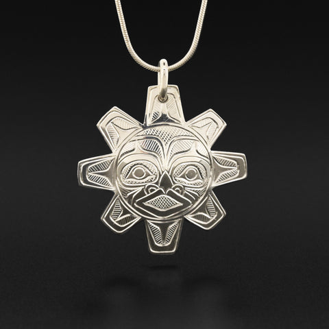 Sun - Silver Pendant