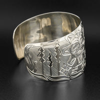 Flames to Flowers - Silver Bracelet