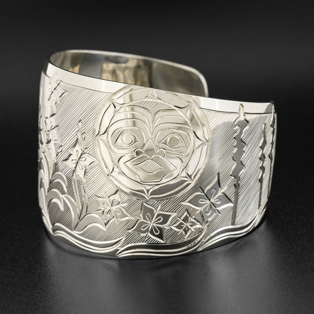 Flames to Flowers - Silver Bracelet