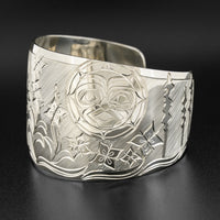 Flames to Flowers - Silver Bracelet