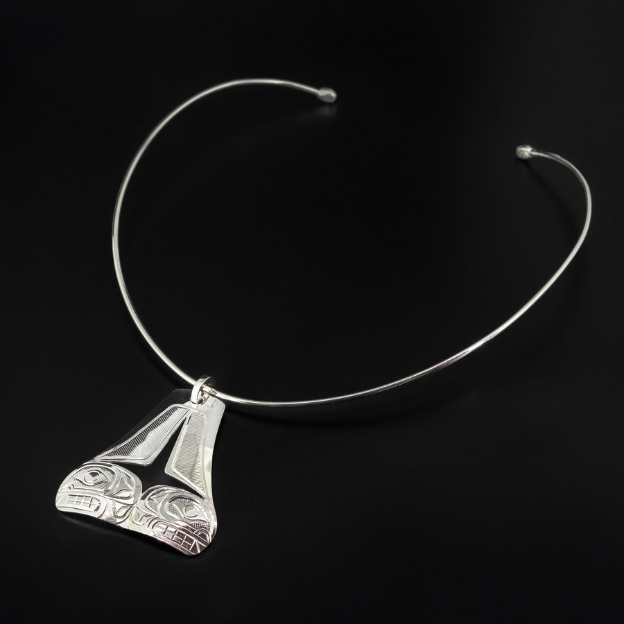 Saaeina.aat's Whale - Silver Pendant