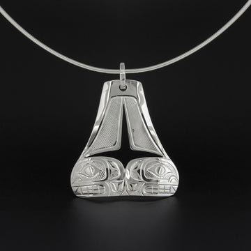 Saaeina.aat's Whale - Silver Pendant