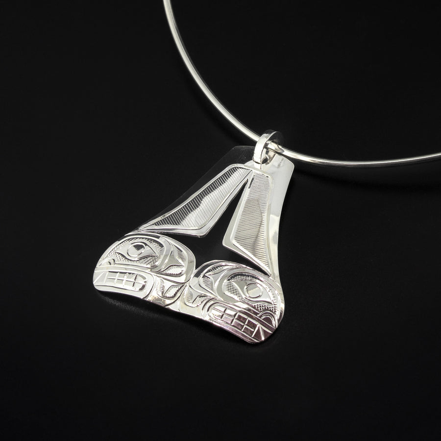 Saaeina.aat's Whale - Silver Pendant