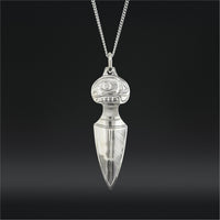 Whale Head Dagger - Silver Pendant