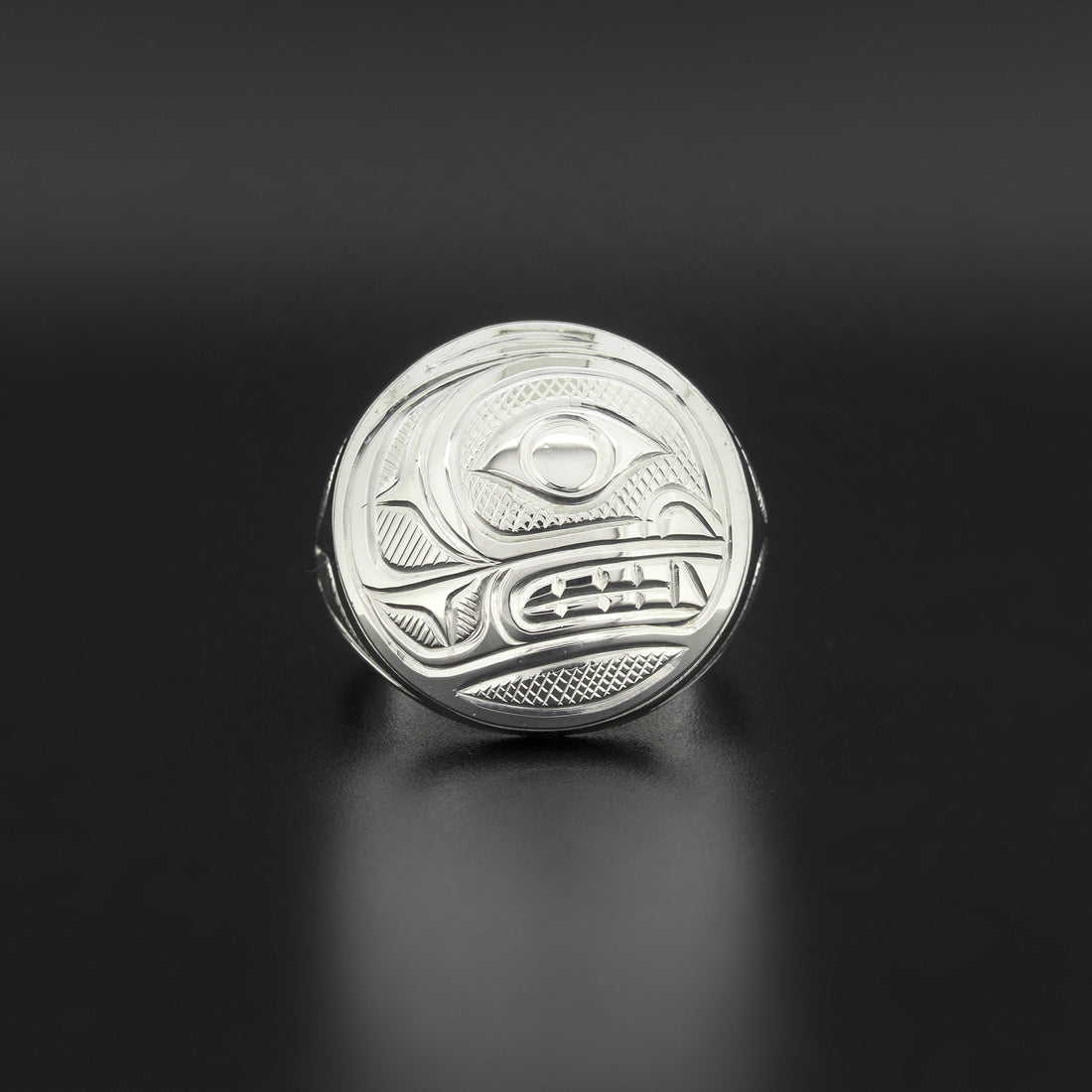 Whale - Silver Signet Ring