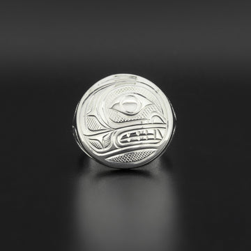 Whale - Silver Signet Ring