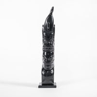 Dogfish and Killerwhale - Argillite Pole