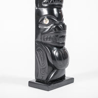 Dogfish and Killerwhale - Argillite Pole