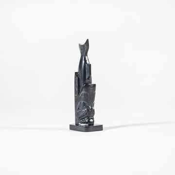Haida Shark - Argillite Pole