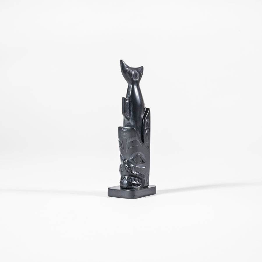 Haida Shark - Argillite Pole