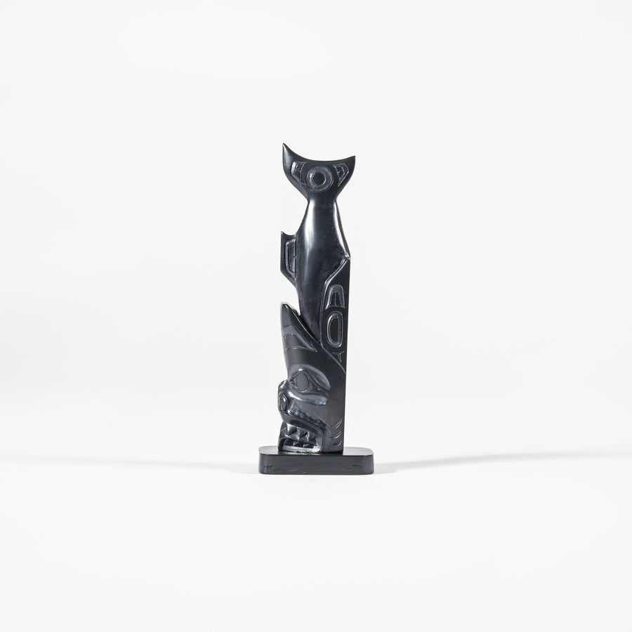 Haida Shark - Argillite Pole