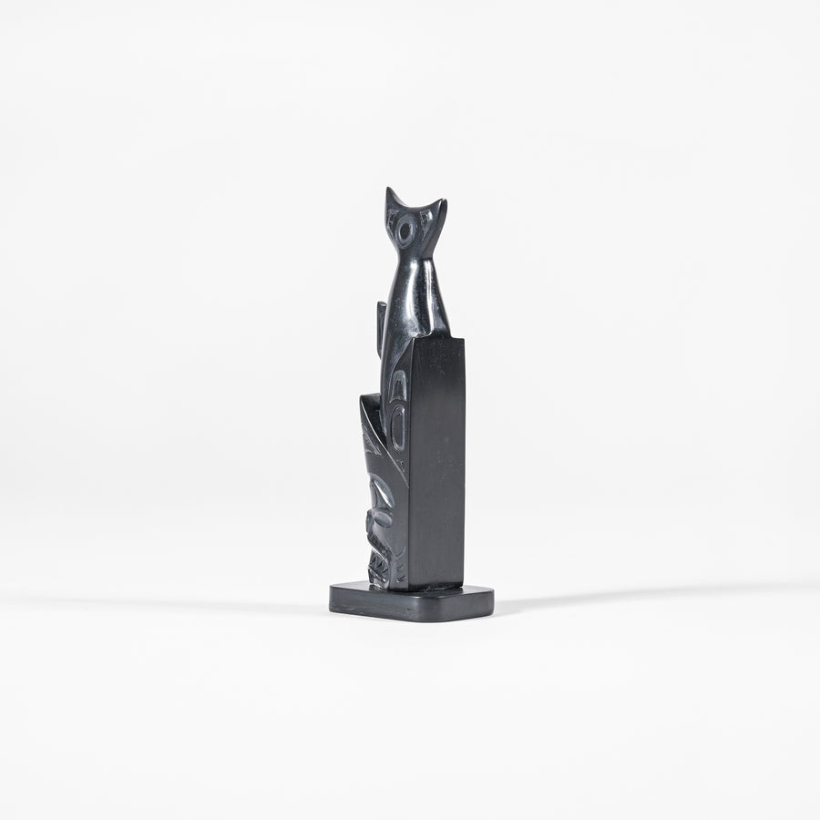Haida Shark - Argillite Pole