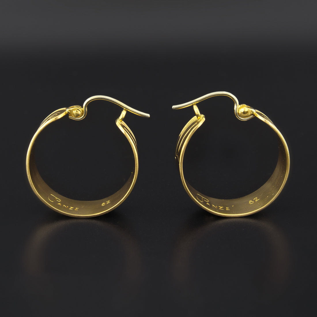 Butterfly - 20k Hoop Earrings