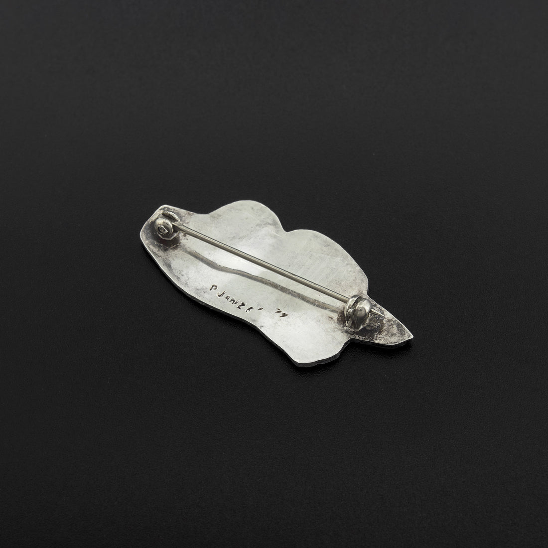 Raven - Silver Brooch