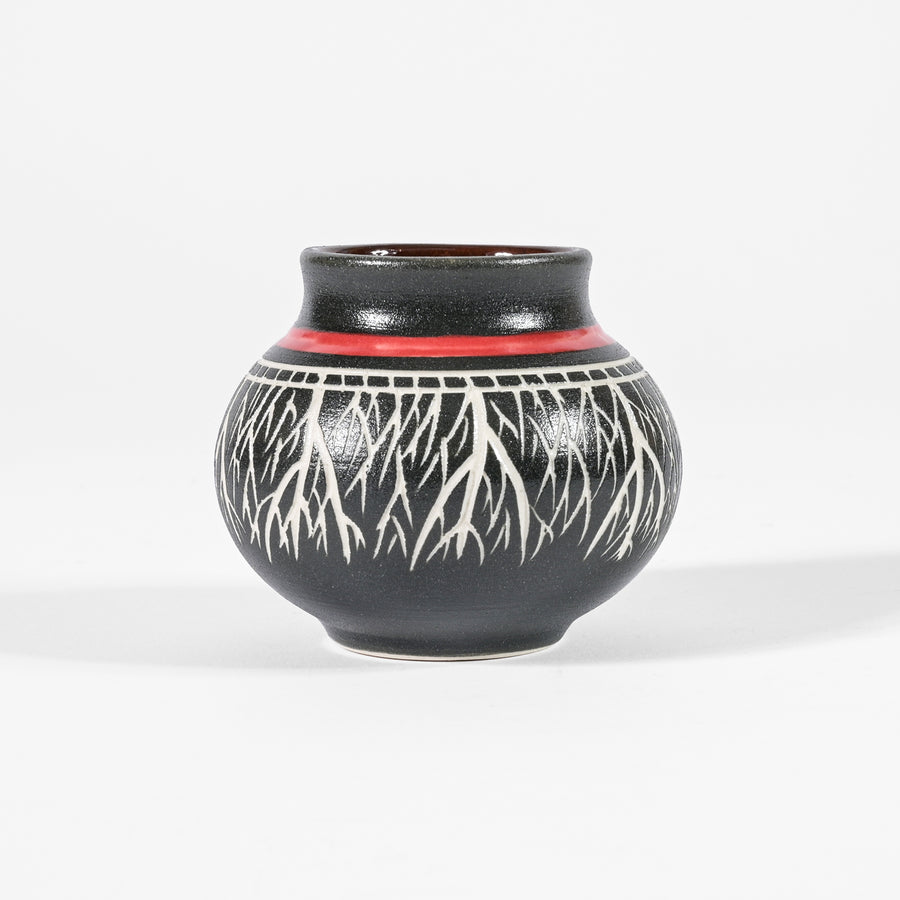 Roots - Hand Carved Ceramic Bowl