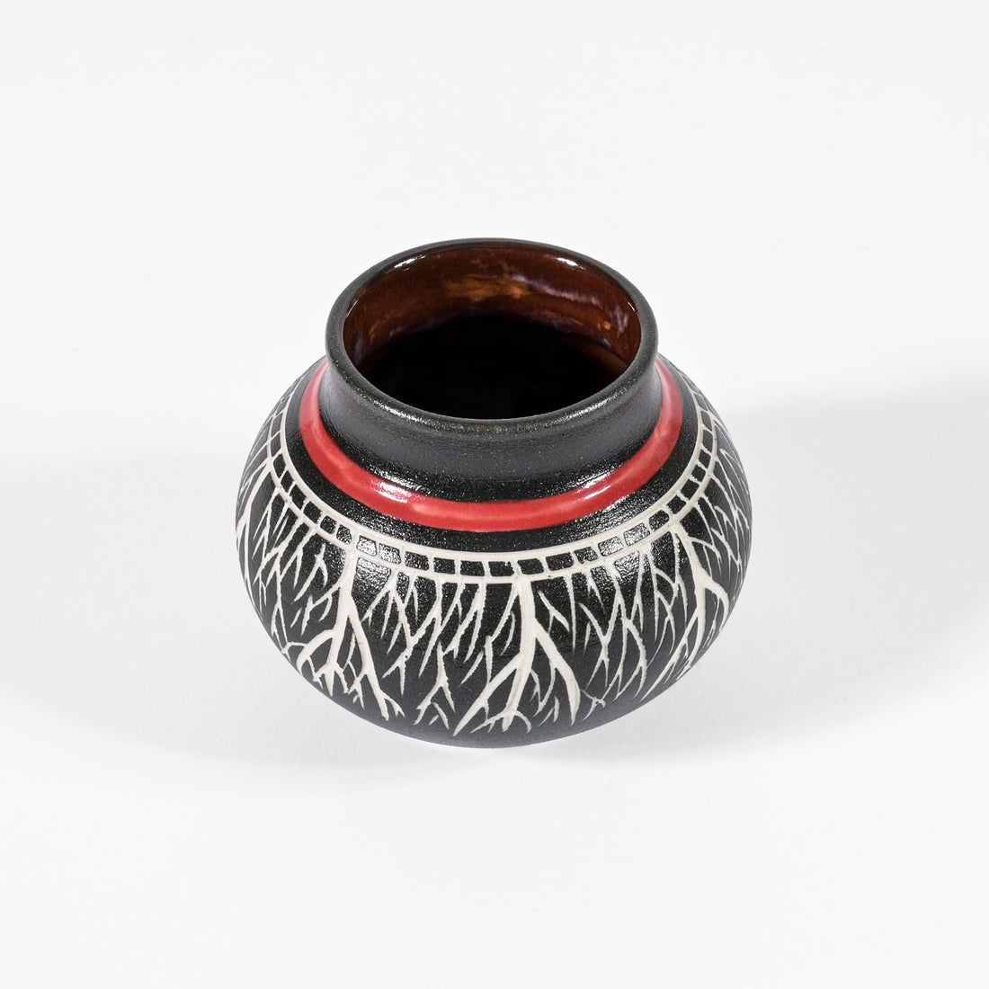 Roots - Hand Carved Ceramic Bowl