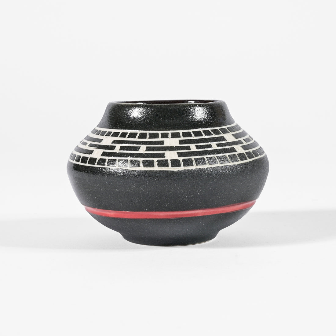 Weaving - Hand Carved Ceramic Pottery