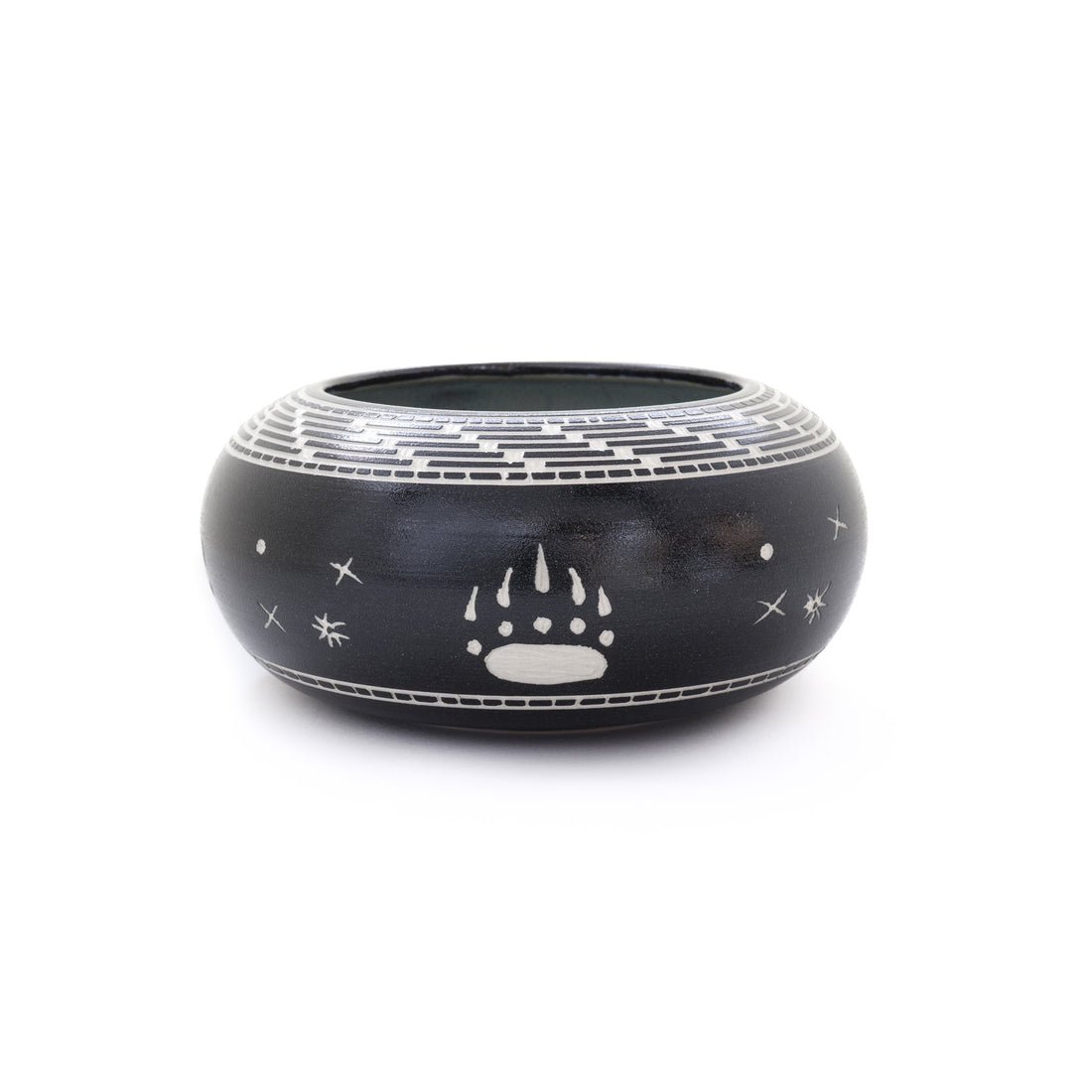 Bear Paw - Hand Carved Ceramic Pottery