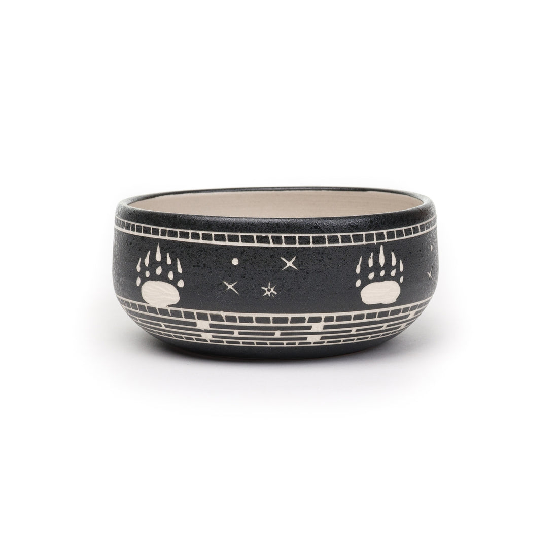 Bear Paw - Hand Carved Ceramic Pottery