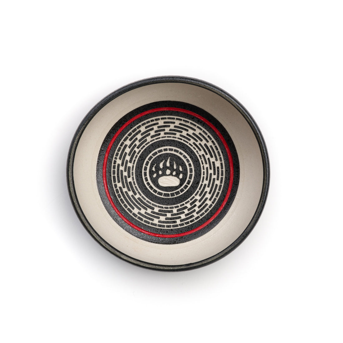 Bear Paw - Hand Carved Ceramic Pottery