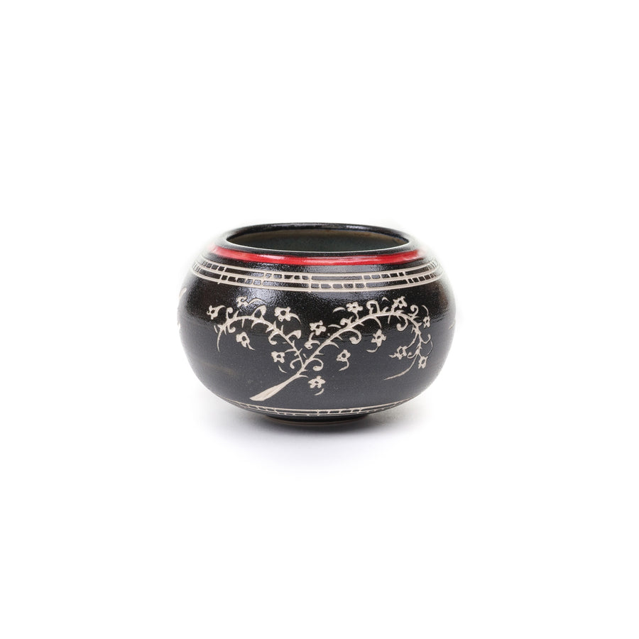 Hummingbird - Hand Carved Ceramic Pottery