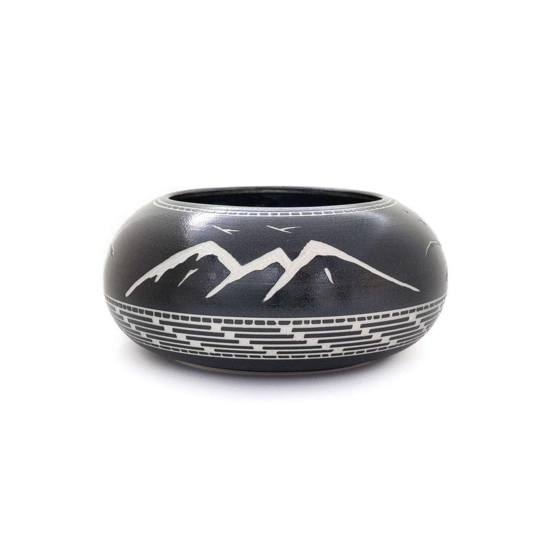 Thunderbird Mountain - Hand Carved Ceramic Pottery