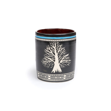 Tree of Life - Hand Carved Ceramic Pottery