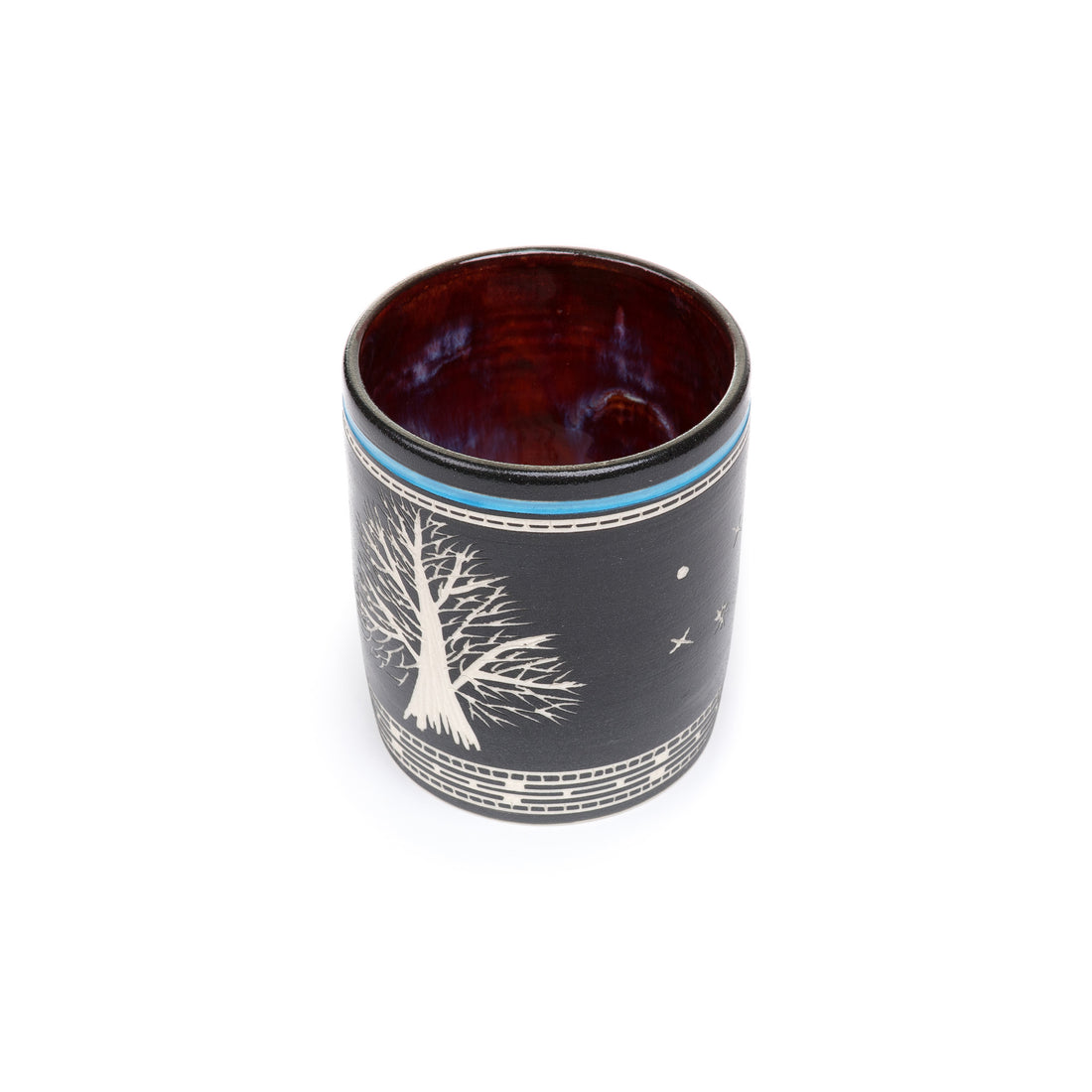 Tree of Life - Hand Carved Ceramic Pottery