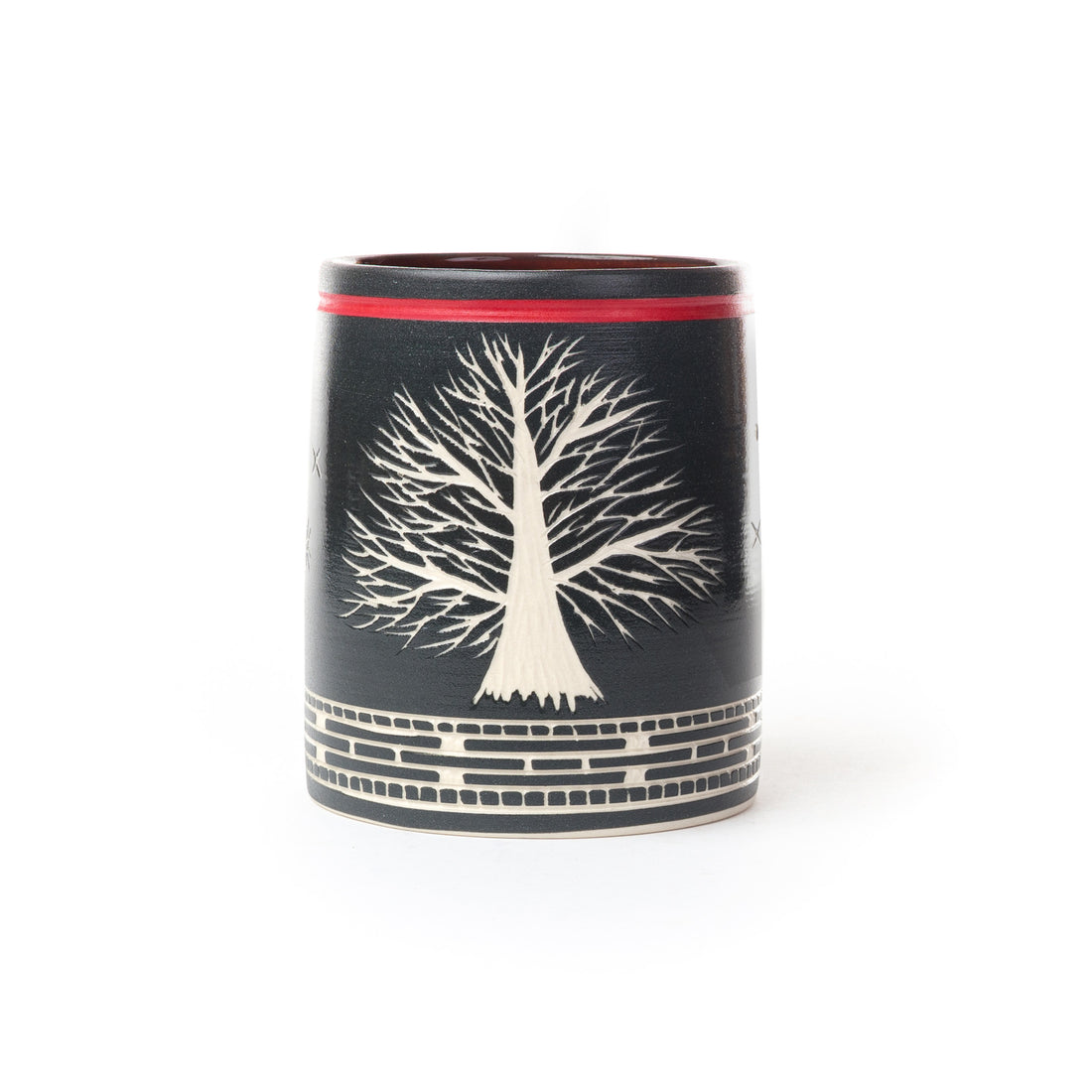 Tree of Life - Hand Carved Ceramic Pottery