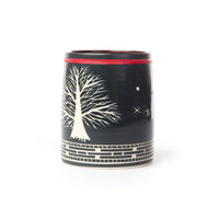 Tree of Life - Hand Carved Ceramic Pottery