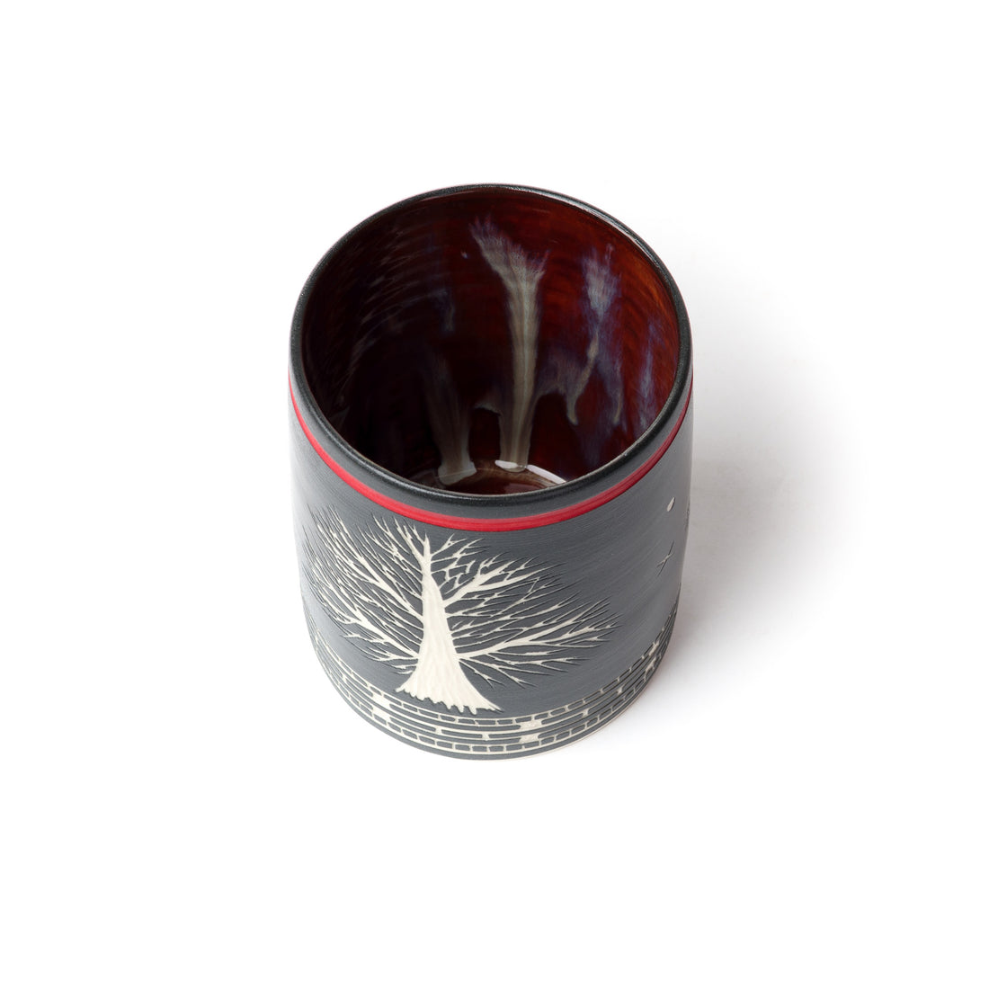 Tree of Life - Hand Carved Ceramic Pottery