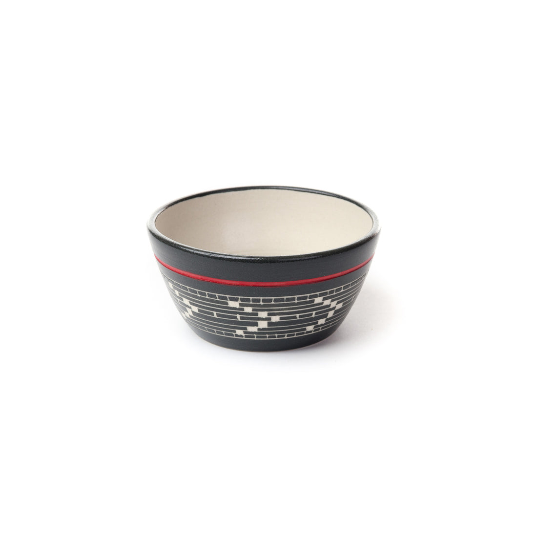 Frog Weaving - Hand Carved Ceramic Pottery