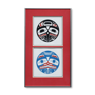 Eagle (1978) and Beaver (1979) - Framed Limited Edition Prints