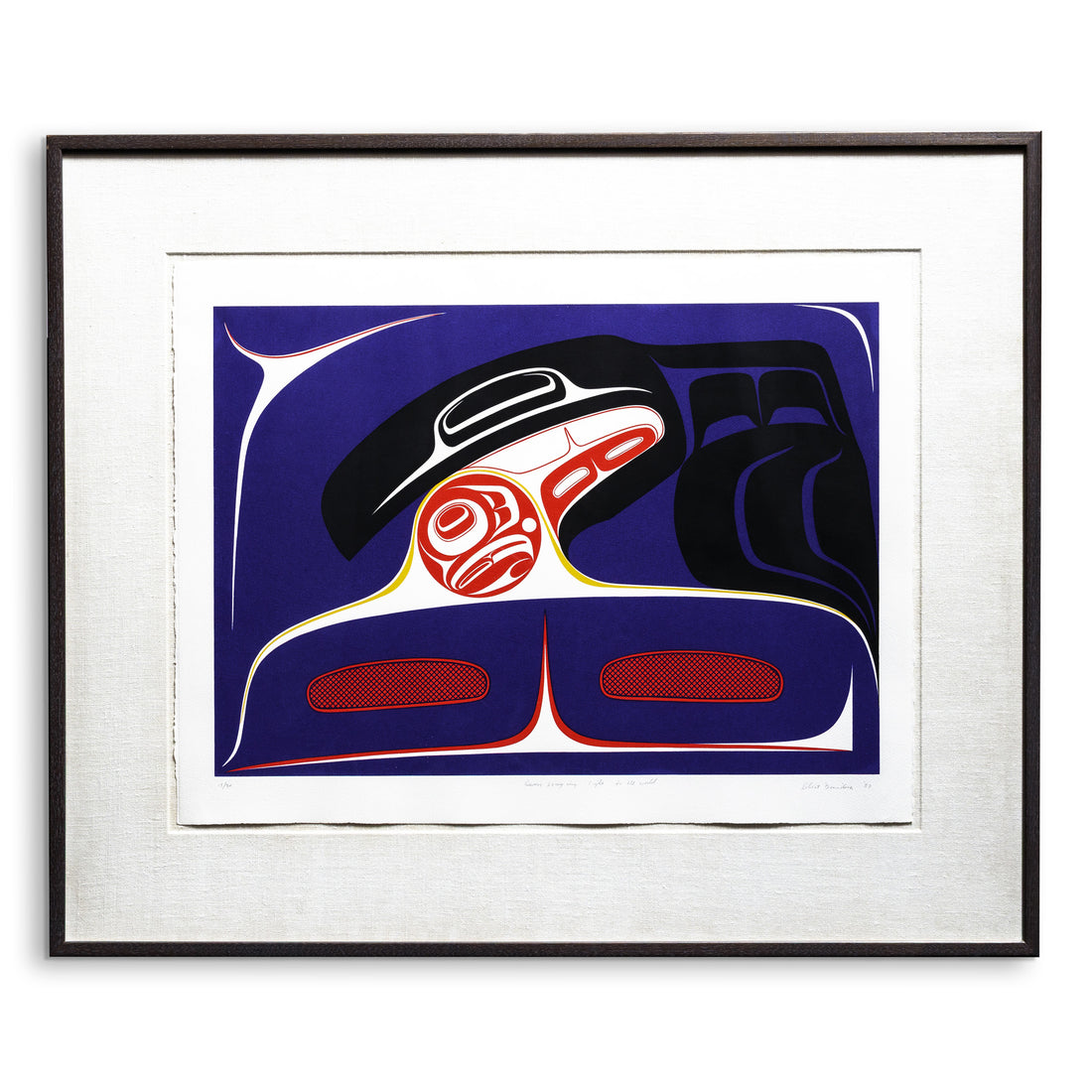 Raven Bringing Light to the World - Framed Limited Edition Print
