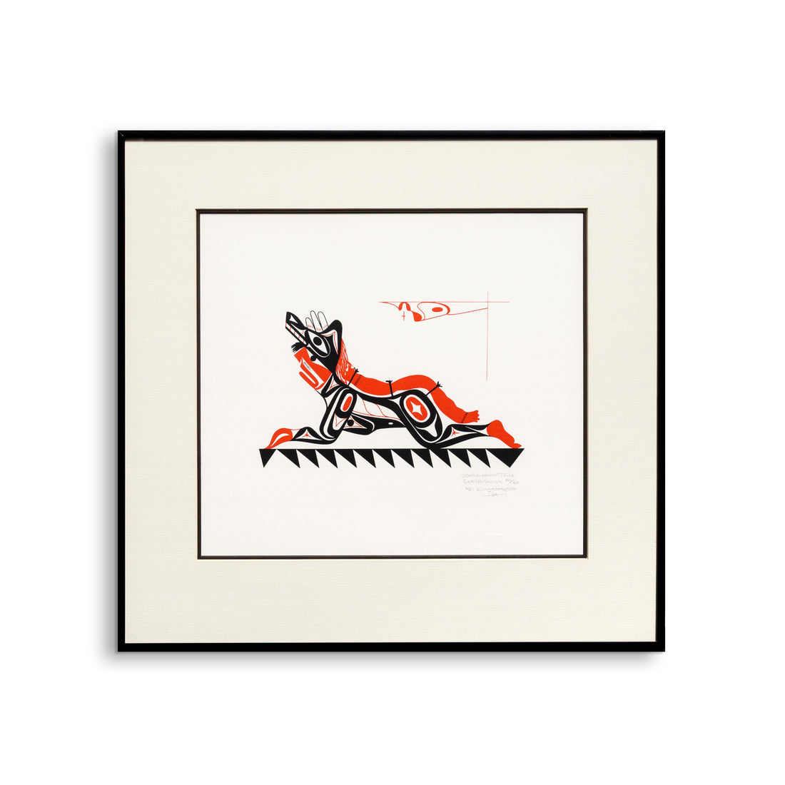 Satlth Saach (Wolf Dancer) - Framed Limited Edition Print