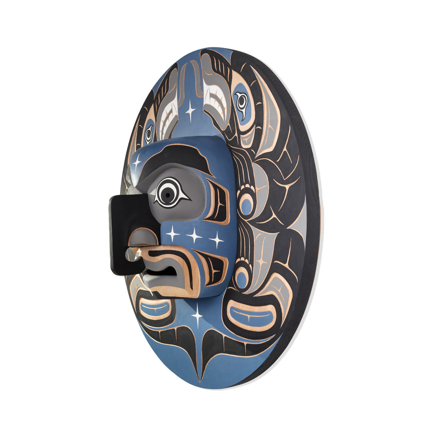 Moon - Red Cedar Mask