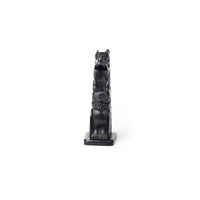 Bear, Salmon, and Hawk - Argillite Pole