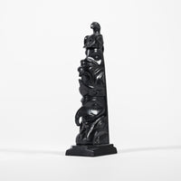 Eagle, Bear, Salmon, Orca, Blue Mountain Hawk - Argillite Pole