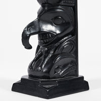 Eagle, Bear, Salmon, Orca, Blue Mountain Hawk - Argillite Pole