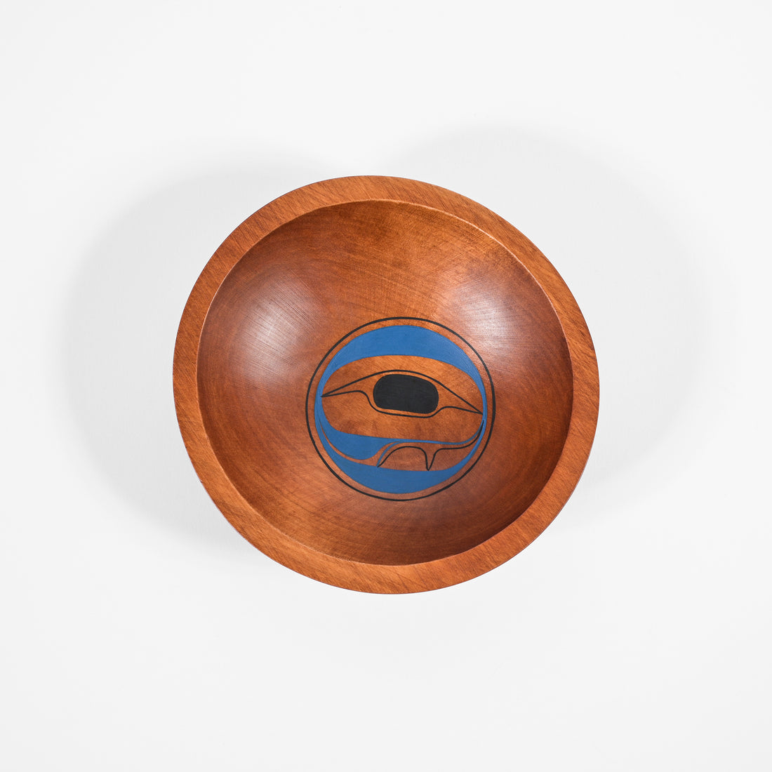 Abstract Design (Blue) - Maple Bowl