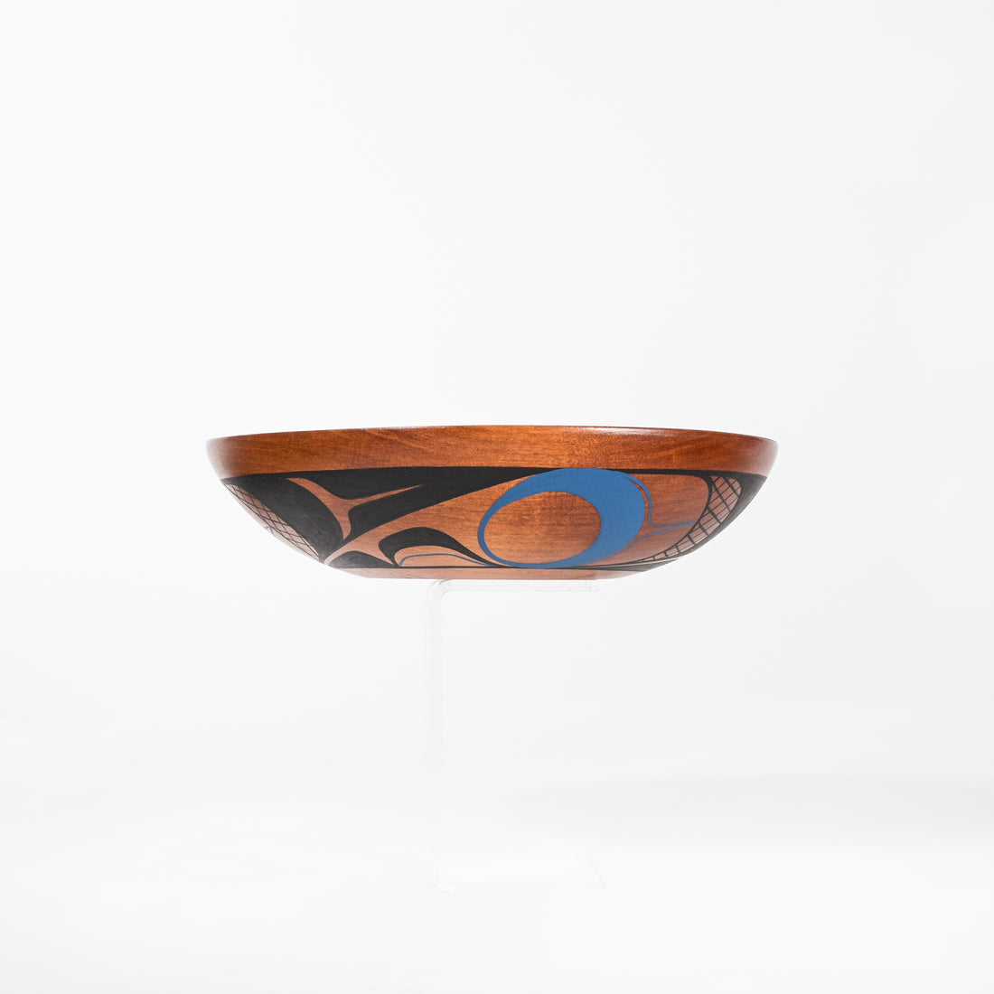 Abstract Design (Blue) - Maple Bowl