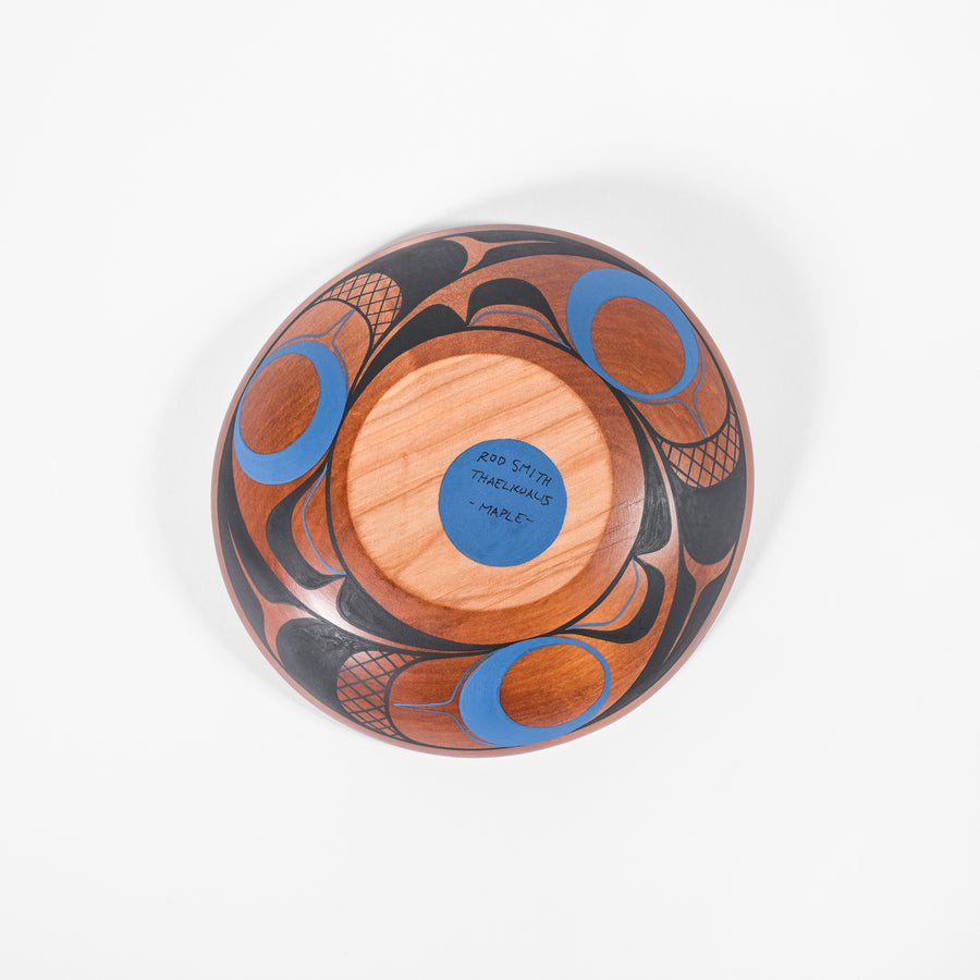 Abstract Design (Blue) - Maple Bowl