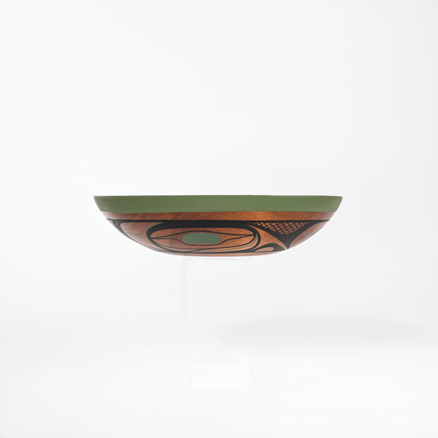 Abstract Design (Green) - Maple Bowl