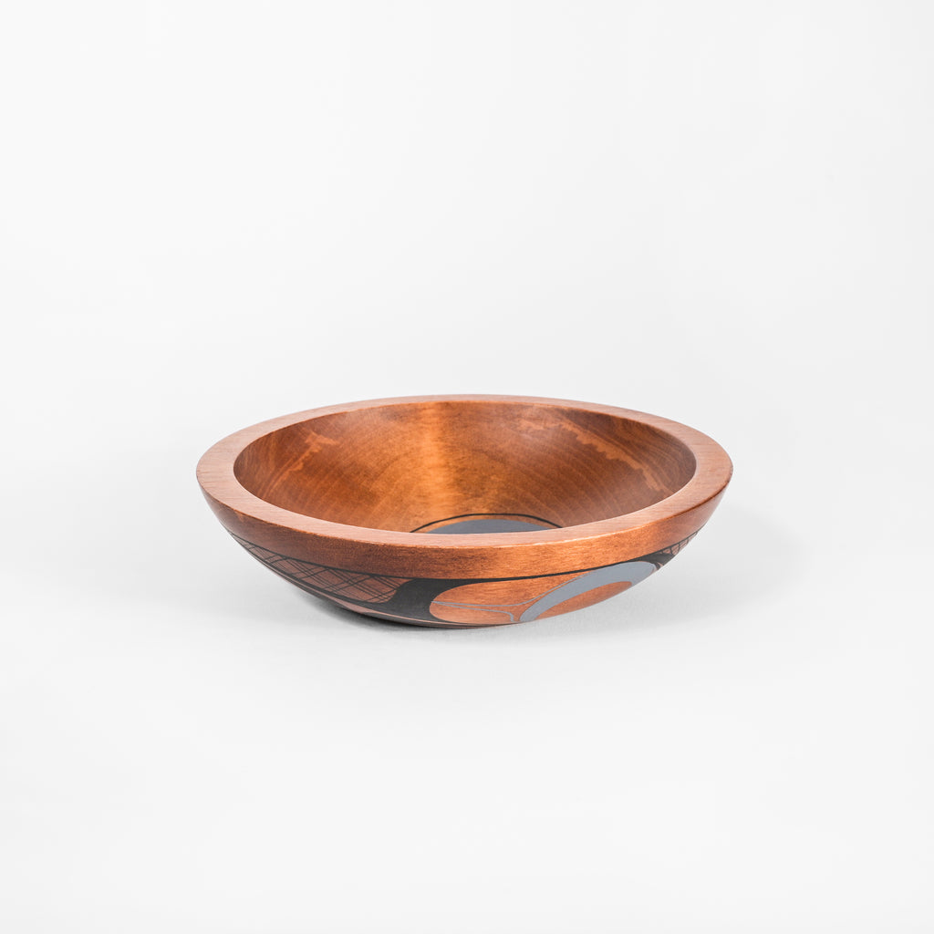 Abstract Design (Grey) - Maple Bowl
