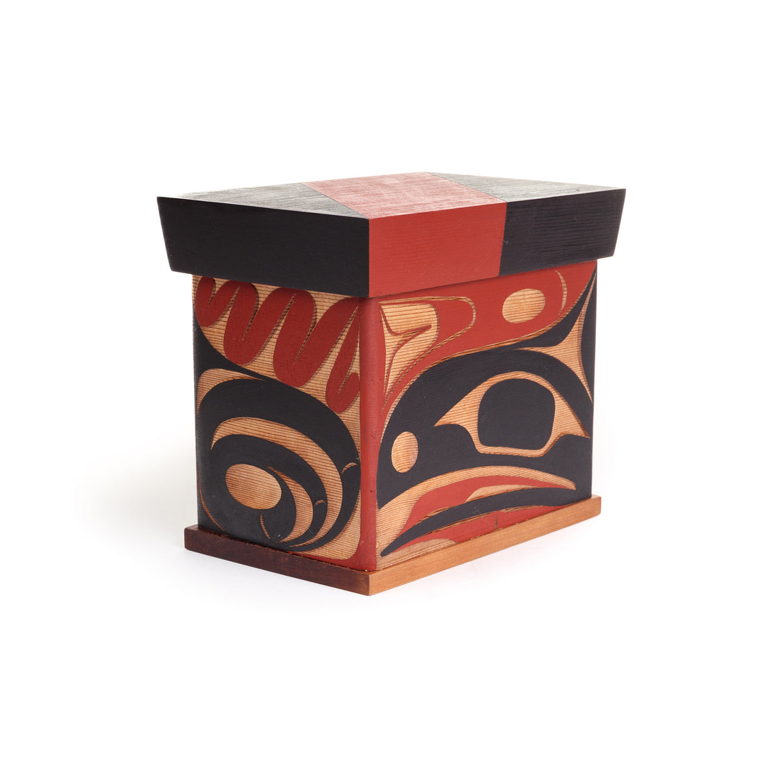 Back to Life (Haida Raven) - Red Cedar Bentwood Box
