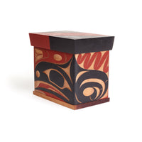 Back to Life (Haida Raven) - Red Cedar Bentwood Box