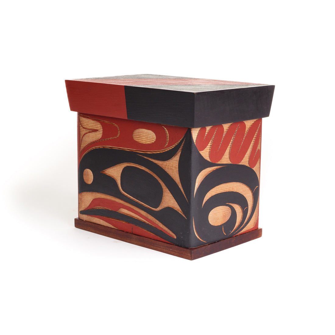 Back to Life (Haida Raven) - Red Cedar Bentwood Box