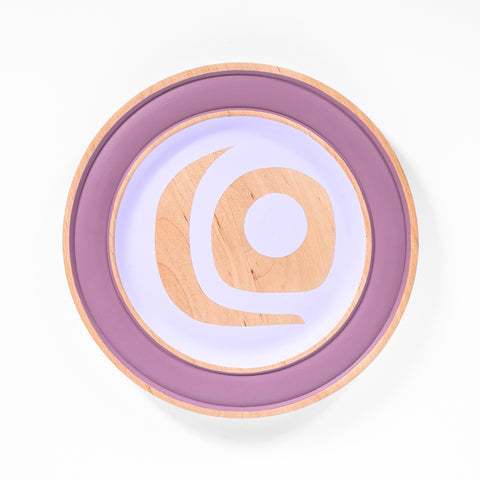 Salmon (Purple)<br>Maple Plate