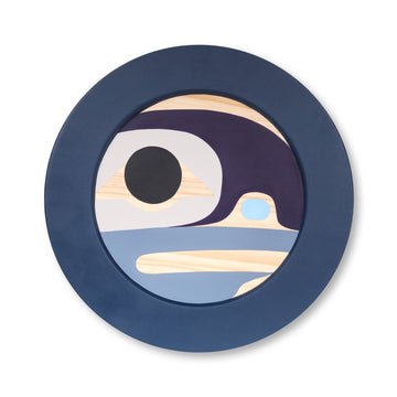 Raven (Blue) - Maple Plate