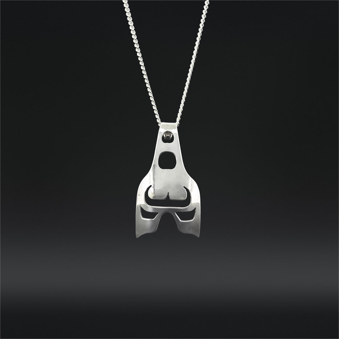Whale Tail - Silver Pendant